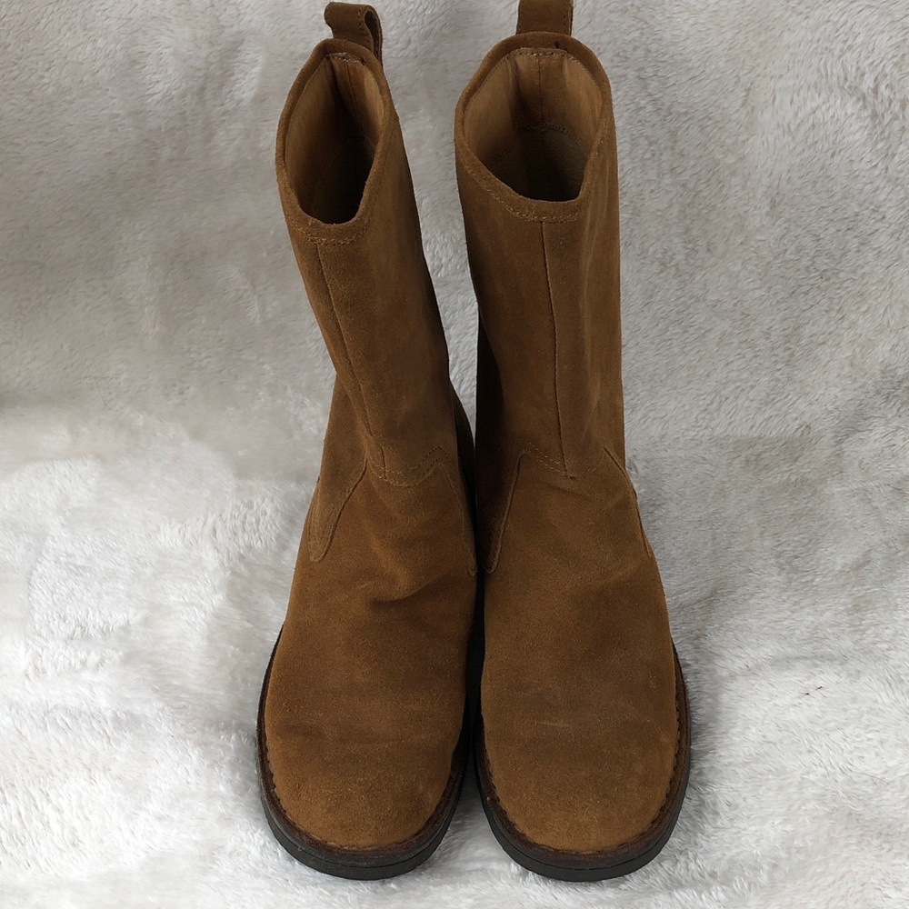 Born Roper Style Western Suede Boots 7.5 38.5 - Picture 10 of 11